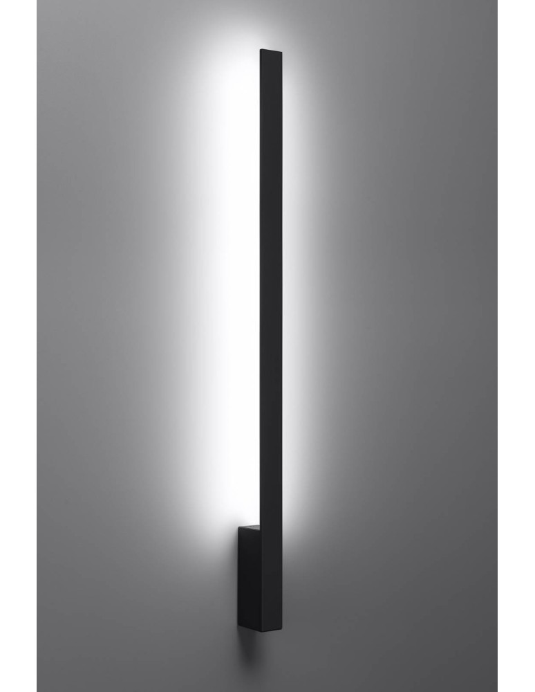 LED wall lamps - Thoro Wall lamp LAHTI L black LED 4000K TH.198 - product kolory-swiatla.pl 2