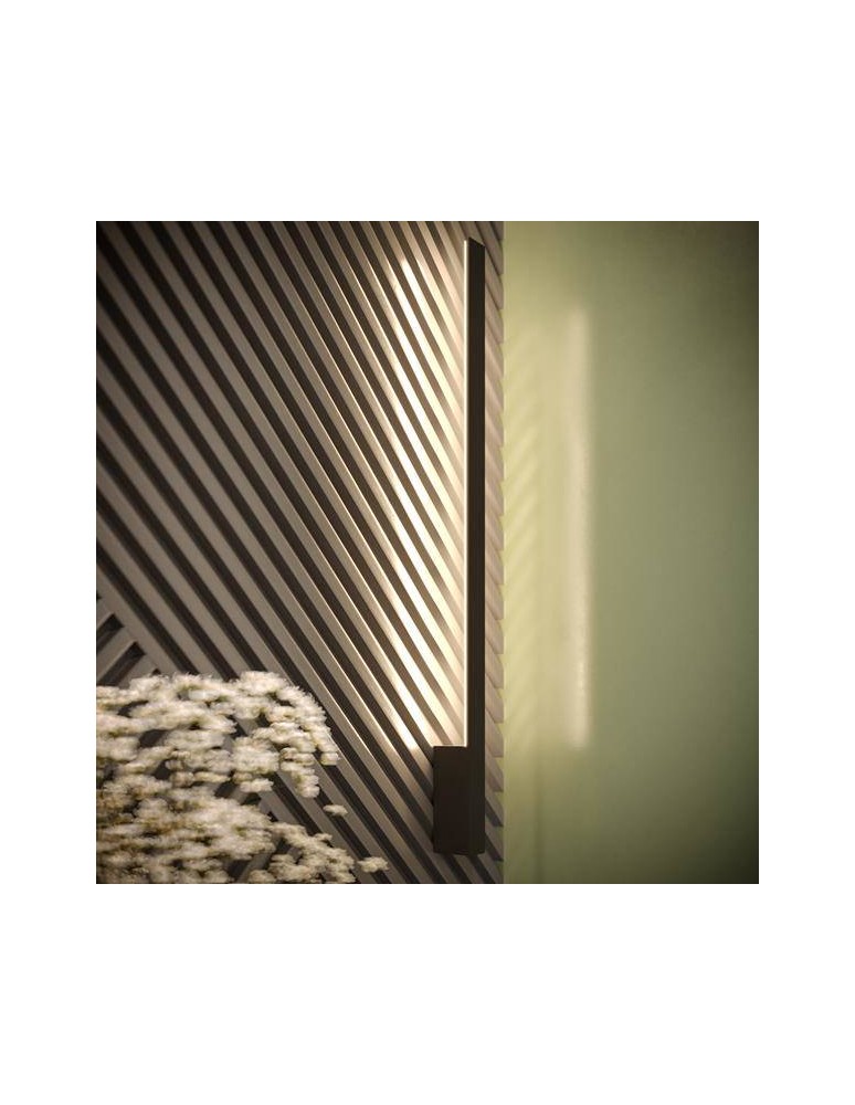 LED wall lamps - Thoro Wall lamp LAHTI L black LED 4000K TH.198 - product kolory-swiatla.pl 9