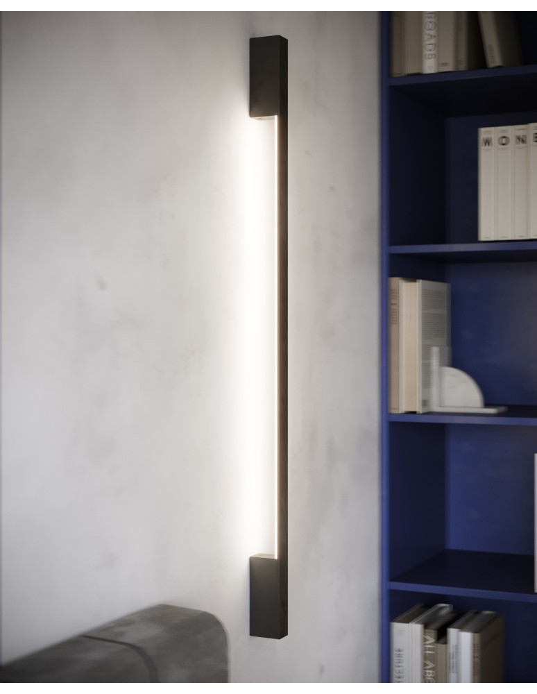 LED wall lamps - Thoro Wall lamp SAPPO M black LED 3000K TH.201 - product kolory-swiatla.pl 9