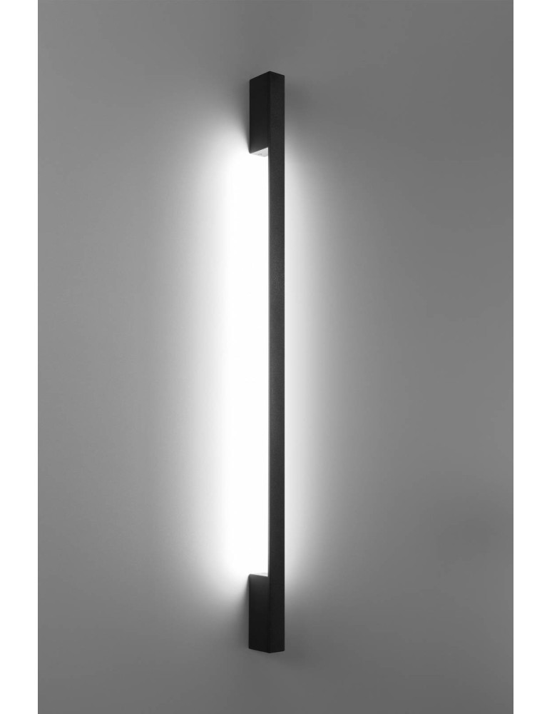 LED wall lamps - Thoro Wall lamp SAPPO M black LED 4000K TH.204 - product kolory-swiatla.pl 2