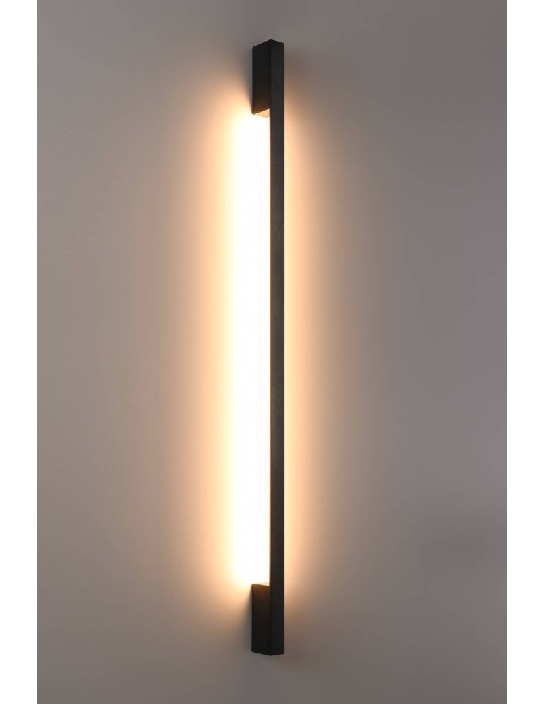LED wall lamps - Thoro Wall lamp SAPPO L black LED 3000K TH.207 - product kolory-swiatla.pl 2