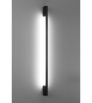 LED wall lamps - Thoro Wall lamp SAPPO L black LED 4000K TH.210 - product 2