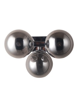 ITALUX Marbelio Wall lamp G9 3x28W Chrome/Smoke WL-6161-3 CH+SM