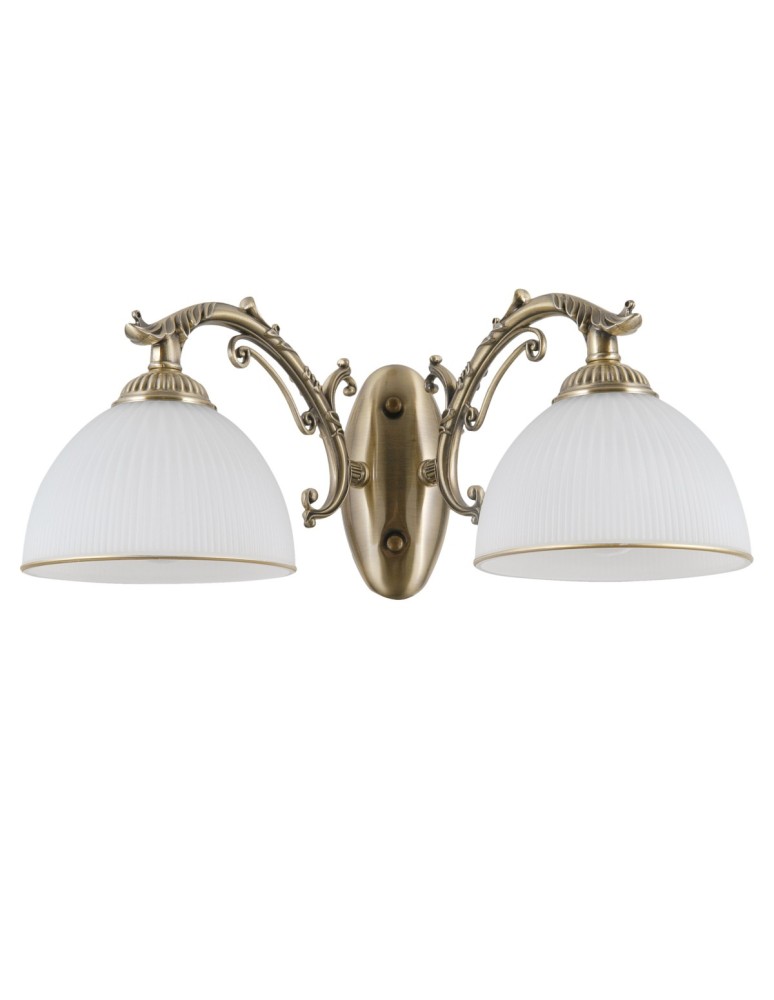 Retro wall lamps - ITALUX Feneza Wall lamp E27 2x40W Brown WL-5122-2 - product kolory-swiatla.pl 1