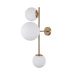 Wall lamps spheres - ITALUX Vailante Wall lamp E27+E14 3x5W Brass WL-31221-3-HBR - product 1