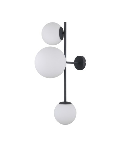 ITALUX Vailante Wall lamp E27+E14 3x5W Black WL-31221-3A-SBL