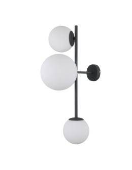 ITALUX Vailante Wall lamp E27+E14 3x5W Black WL-31221-3A-SBL
