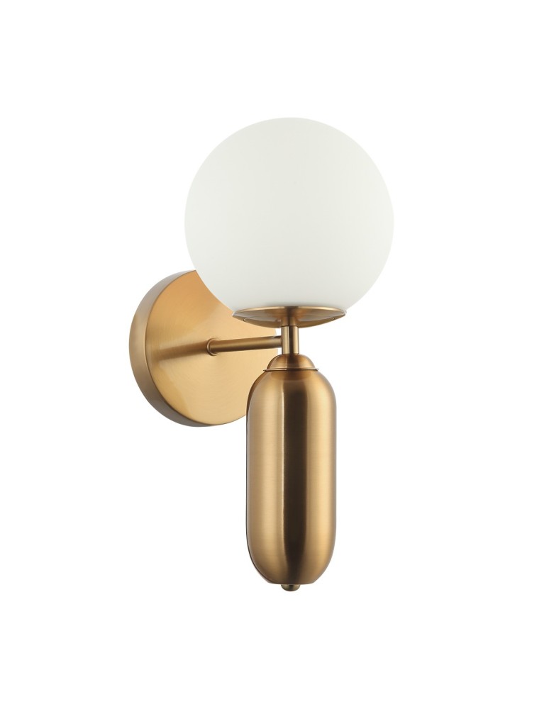 Wall lamps - ITALUX Aldeva Wall lamp E27 1x40W Brown WL-02340-1-BRO - product kolory-swiatla.pl 1