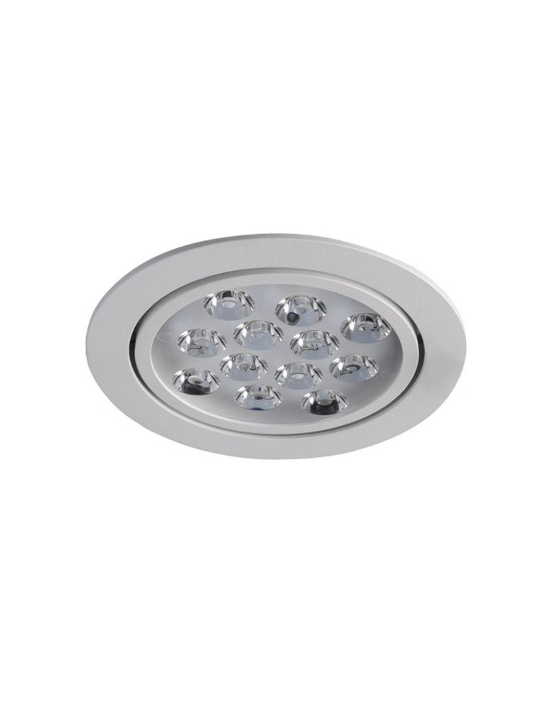 Flush-mounted lamps - pendants - ITALUX Pitch recessed ceiling LED integrated 12W 3000K 1200lm White TS04136A 12W 1200LM 3000K S.WH - product kolory-swiatla.pl 1