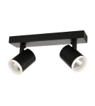 Spotlight ceiling lamps - ITALUX Helvia LED integrated spotlight 10W 4000K 1000lm Black SPL-31991-2B-BK. - product 1