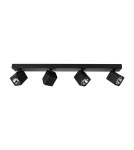 Spotlight ceiling lamps - ITALUX Aveiro LED integrated spotlight 20W 4000K 2000lm Black SPL-31981-4B-BK. - product 1