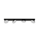 Spotlight ceiling lamps - ITALUX Castelio LED integrated spotlight 20W 4000K 1520lm Black SPL-31976-4B-BK. - product 1