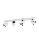 Spotlight ceiling lamps - ITALUX Merusa Spotlight GU10 35W White/Black SPL-31970-4B-WH. - product 1