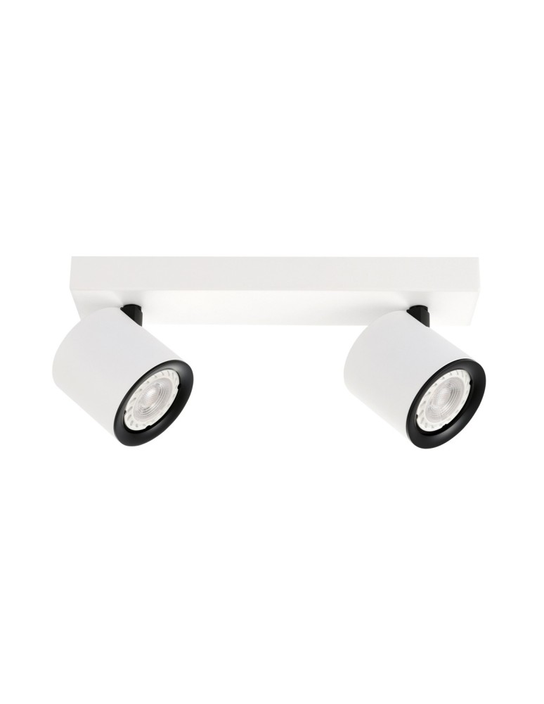 Spotlight ceiling lamps - ITALUX Karlota Reflector GU10 35W White/Black SPL-31959-2B-WH - product kolory-swiatla.pl 1