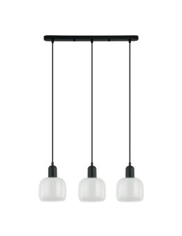 ITALUX Lamezia Wisząca E27 3x40W Czarny PND-67594-3-BK+CL