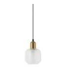 Pendant lamps - ITALUX Lamezia Pendant E27 1x40W Brown/Black PND-67594-1-BRO+CL - product 1