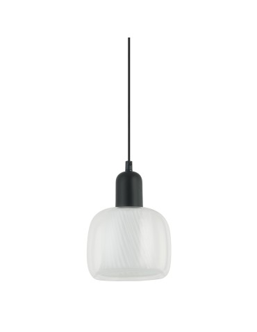 ITALUX Lamezia Pendant E27 1x40W Black PND-67594-1-BK+CL