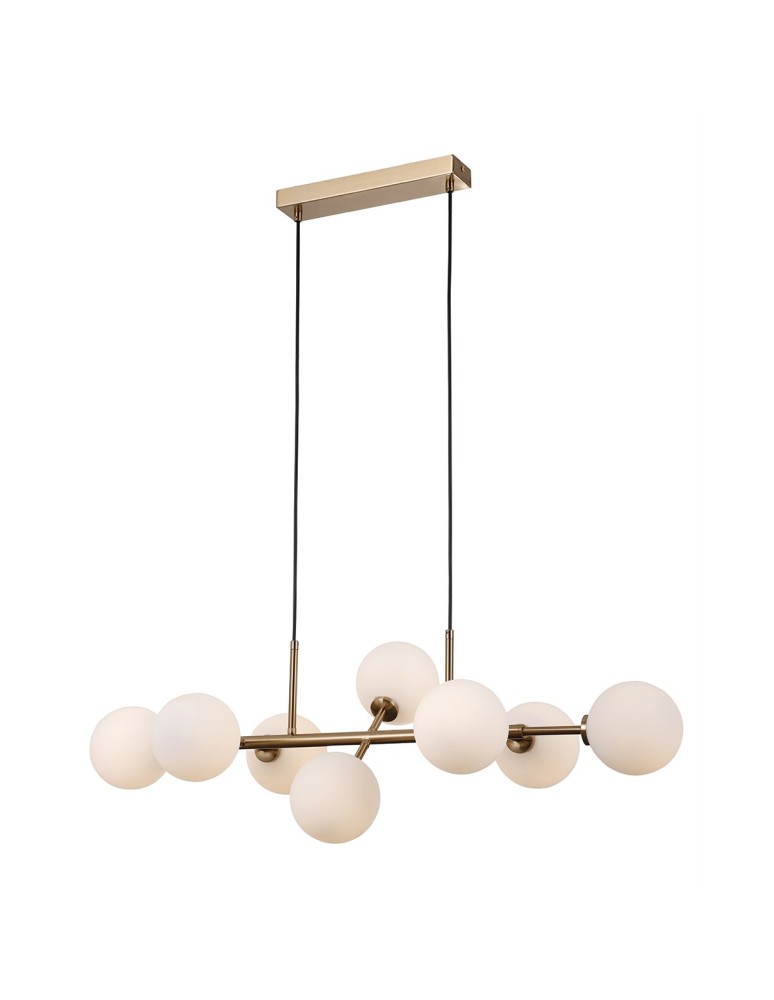 Pendant lamps - ITALUX Mirellio Pendant G9 8x5W Brass PND-66463-8-HB - product kolory-swiatla.pl 1
