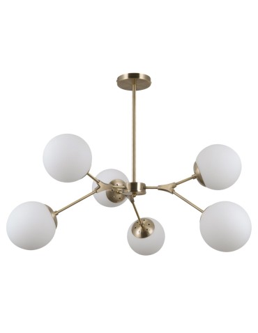 ITALUX Annes Pendant E14 6x5W Brown PND-56980-6C