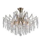 Ceiling lamps with crystals - ITALUX Mallola Pendant E14 8x40W Brown PND-56808-8 - product 1