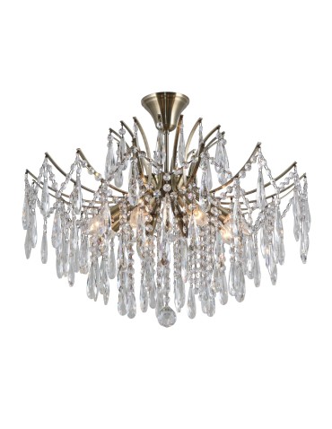 ITALUX Mallola Pendant E14 8x40W Brown PND-56808-8