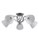 Retro ceiling lamps - ITALUX Lugano Ceiling E27 5x40W Chrome/White PND-5643-5 - product 1