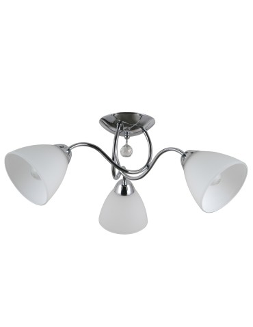 ITALUX Lugano Ceiling E27 3x40W Chrome/White PND-5643-3