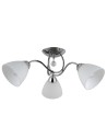 ITALUX Lugano Ceiling E27 3x40W Chrome/White PND-5643-3