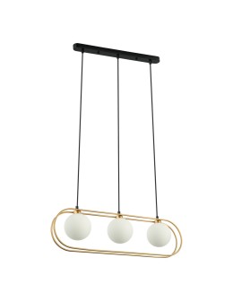 ITALUX Grosetta Pendant G9 3x25W Gold/Black PND-53423-3-GD.