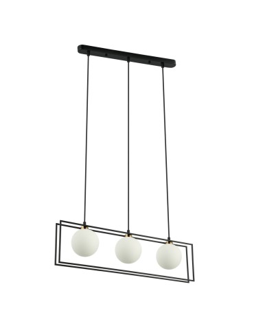 ITALUX Grosetta Pendant G9 3x25W Black PND-53423-3-BK