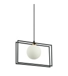 Pendant lamps spheres - ITALUX Grosetta Pendant G9 1x25W Black PND-53423-1-BK - product 1