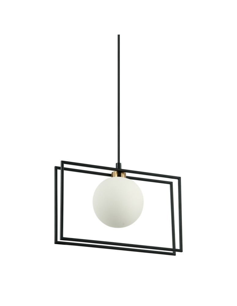 Pendant lamps spheres - ITALUX Grosetta Pendant G9 1x25W Black PND-53423-1-BK - product kolory-swiatla.pl 1