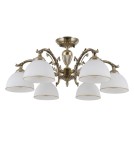 Retro ceiling lamps - ITALUX Feneza Plafon E27 6x40W Brown PND-5122-6 - product 1