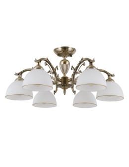 ITALUX Feneza Plafon E27 6x40W Brązowy PND-5122-6