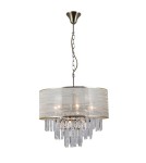 Glamour chandeliers - ITALUX Torreia Pendant E14 8x40W Brass PND-45660-8 - product 1