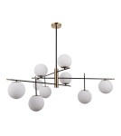 Pendant lamps spheres - ITALUX Stelia Pendant E14 9x5W Black/Brown PND-43660-9 - product 1