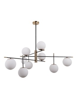 ITALUX Stelia Wisząca E14 9x5W Czarny/Brązowy PND-43660-9