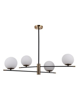 ITALUX Stelia Pendant E14 4x5W Black/Brown PND-43660-4