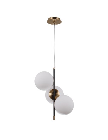 ITALUX Stelia Pendant E14 3x5W Black/Brown PND-43660-3