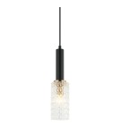 Pendant lamps - ITALUX Perola Pendant E14 1x40W Black/Gold PND-43363-1 BK+BR - product 1
