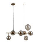 Pendant lamps spheres - ITALUX Frontera Pendant G9 7x5W Brass PND-40423-7A - product 1