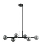 Lampy wiszące - ITALUX Olbia Wisząca G9 6x25W Czarny PND-38679-6-BK+SG - produkt 1