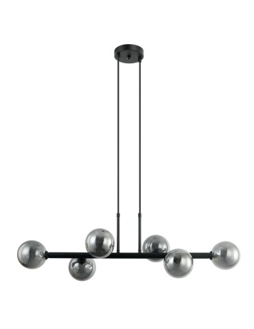 ITALUX Olbia Wisząca G9 6x25W Czarny PND-38679-6-BK+SG