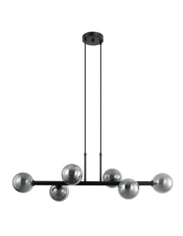 ITALUX Olbia Wisząca G9 6x25W Czarny PND-38679-6-BK+SG