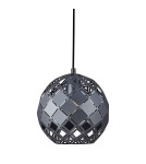 Pendant lamps - ITALUX Paulela Pendant E27 1x40W Black PND-34221-1S-BK - product 1