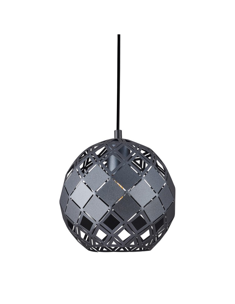 Pendant lamps - ITALUX Paulela Pendant E27 1x40W Black PND-34221-1S-BK - product kolory-swiatla.pl 1