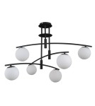 Pendant lamps - ITALUX Senai Pendant G9 6x5W Black PND-31322-6A-SB - product 1