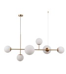 Pendant lamps - ITALUX Vailante Pendant E27+E14 6x5W Brass PND-31221-6-HBR - product 1