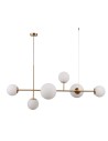 ITALUX Vailante Pendant E27+E14 6x5W Brass PND-31221-6-HBR