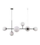 Pendant lamps - ITALUX Vailante Pendant E27+E14 6x5W Black PND-31221-6A-SBL - product 1
